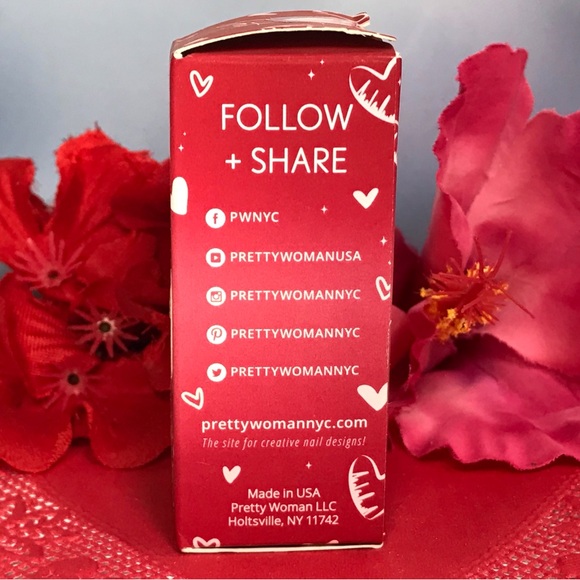 PRETTY WOMAN NYC Nail Pôlish in HOT DATE (Red)- Full Size, Brand New in Box! - Picture 11 of 16